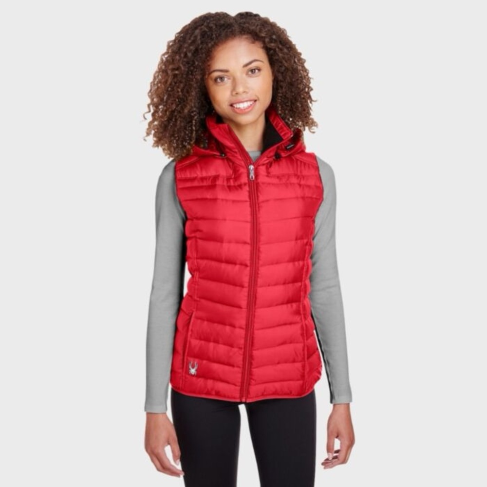 Women's Spyder Puffer Vest Ptp 17-17.5
